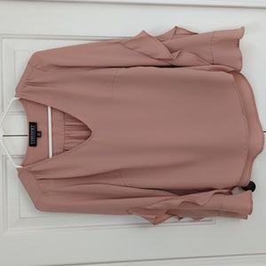 Context Ruffle Detail Sleeve Blouse